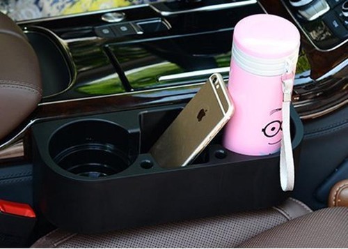 Car Seat Seam Wedge Cup Holder Food Drink Bottle Mount Storage Organizer Glove - Bild 8 von 13