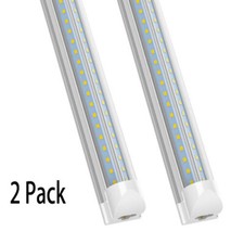 2 20 Pack T8 2FT LED Shop Light Fixture 20W 2 Foot LED Tube Light Bulbs 6500K