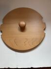Longaberger 7" Measuring Basket WoodCrafts Lid -Classic Stain