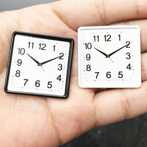 1:12 Scale Resin Dollhouse Miniature Wall Clock Home Decor Accessories NTYUM _yi - Picture 7 of 14