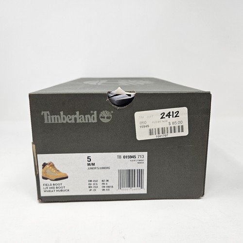 Junior Timberland Field Boot L/F Mid 'Wheat' Nubuck / TB015945 713 / Size 5 - Picture 6 of 6