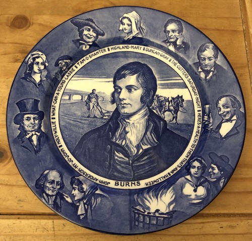 Antique Royal Daulton Transferware Portrait Plate D3392 VGC