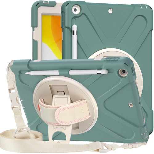 Heavy Duty Armor Holder Case+Hand&Shoulder Strap For iPad Mini 4/5 Pro 11 Air 4 - Picture 7 of 81