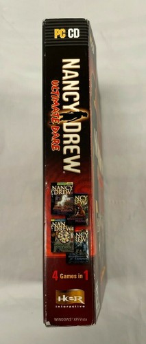 Nancy Drew Ultimate Dare (PC CD ROM 2008) NEW Sealed 4 Full Games 10 11 12 13 - Picture 7 of 7