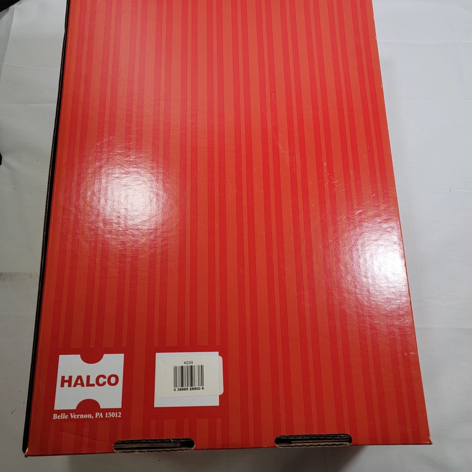 HALCO Plush Santa Suit Claus Costume Christmas Adult 42-48 Complete Never Worn - Image 3 of 4