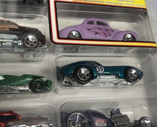 2007 Hot Wheels SHELBY COBRA DAYTONA COUPE Teal Variant 5 Spoke Rare 5sp 10 Pack - Picture 3 of 11