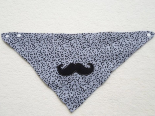 NEW Handmade Baby Boy/Girl Reversible Cotton Bandana Bibs - 0-3 years, Moustache - Picture 5 of 14