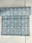 Indian Handmade Hand Block Cotton Print Kantha Quilt Bedspread Gudari king Throw