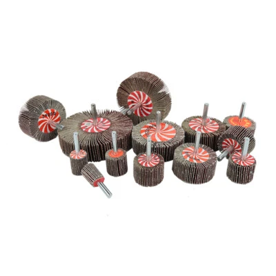 15 - 80mm Sanding Flap Wheel Disc Abrasive Grinding 6mm Shank For Drill Grit 80