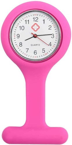 TRIXES Nurses Silicone Fob Watch *All Colours* NEW Quartz Pocket Watches Clip on - Picture 83 of 89