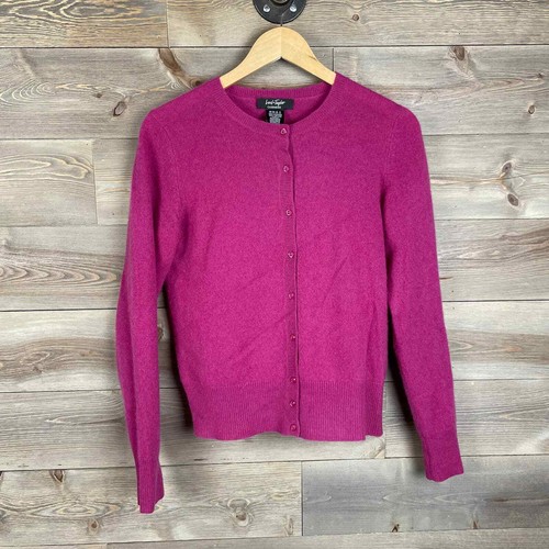 Cashmere Pink Button Cardigan Sweater 