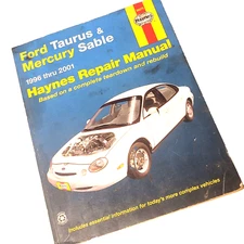 Haynes Ford Taurus & Mercury Sable Repair Manual for models 1996 - 2001 #36075