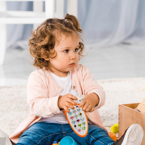 Baby Cell Phone Toddler Carrot Shape Phone Toys With Light And Sound Kids Gift - Picture 5 of 15