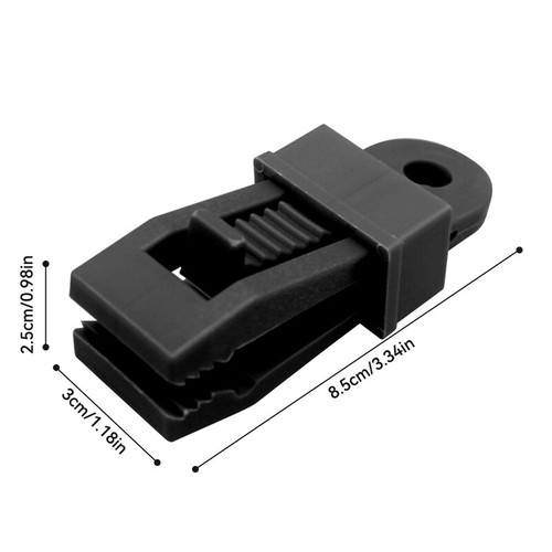 Adjustable Heavy Duty Lock Grip for Tarp & Shade Cloth Plastic Clips US - Picture 7 of 25