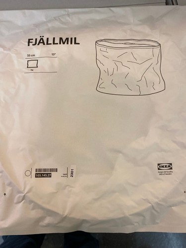Brandneu Ikea FJALLMIL Pendelleuchtenschirm, weiß, 33x24cm Stilvoller Lampenschirm - Bild 3 von 3