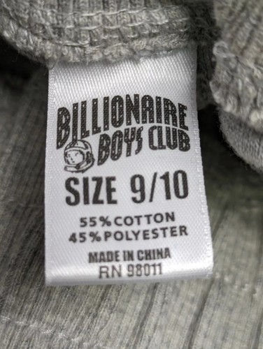 Billionaire Boys Club Logo Fleece Jogginghose Kinder Medium 9/10 grau Jogger - Bild 3 von 10