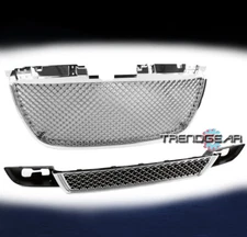 2007-2013 GMC YUKON XL DENALI 1500 2500 FRONT MAIN+LOWER GRILLE GRILL CHROME SET