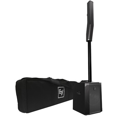 #ad #ad Electro Voice Evolve 50 Portable 1000W Column PA System w Bluetooth Subwoofer $1999.00