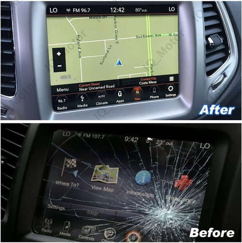 17-22 Replacement 8.4" Uconnect 4C UAQ LCD Display Touch Screen Radio Navigation - Picture 7 of 14