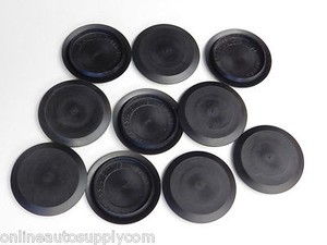 1 1//4/" 1.25 Inch Flush Mount Black Plastic Body Sheet Metal Hole Plugs Qty 10