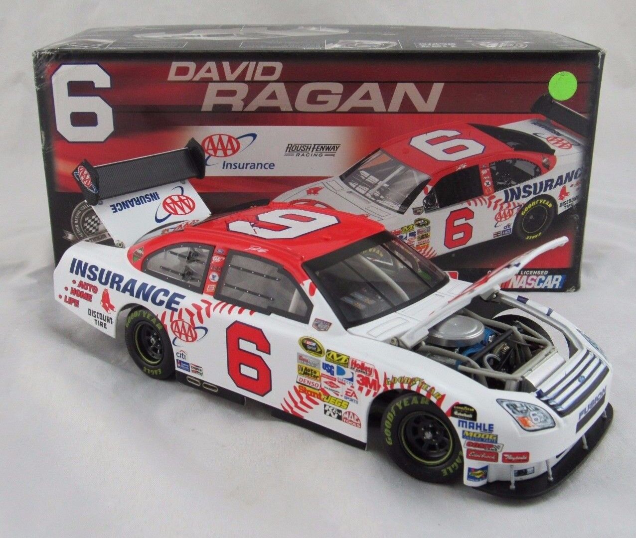 David Ragan Action 6 AAA Insurance Boston rojo Sox 2008 Fusion 1 24 Die Cast David Ragan Action 6 AAA Insurance Insurance Insurance Boston rojo Sox 2008 Fusion 1 24 Die Cast e3b892