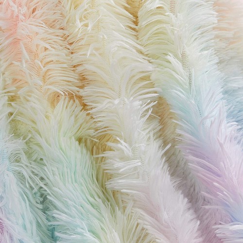 Fluffy Tie Dye Shaggy Throw 160*200cm Ultra Plush Long Pile Reversible Blanket - Picture 35 of 41