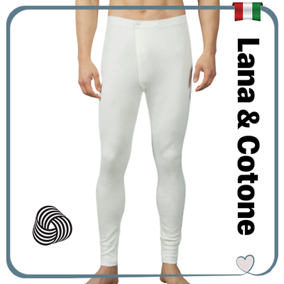 SES Mutande Lunghe Da Uomo A Costine Sottili, Confezione Da 2 Pezzi, S – 4XL Con Apertura E Vita Morbida In Cotone/comode Mutande Da Uomo, A Gamba Lunga, Bianco, S - Foto 10