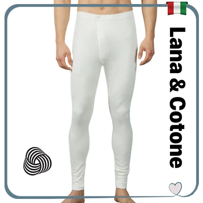 VENEGONI INTIMO MUTANDE UOMO LUNGHE LANA E COTONE INTIMO BOXER LUNGHI MISTOLANA GAMBA LUNGA