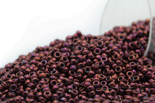 Miyuki Round Rocailles 15/0 Seed Beads - 30grs Bag Various colors - PS31 - Picture 8 of 16