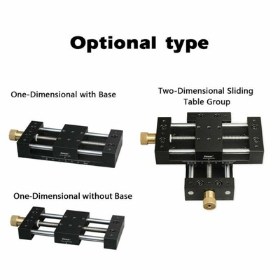 Precision X/Y Axis Sliding Table Manual straight Linear Translation Assemblable