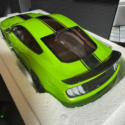 AutoArt 1/18 Ford Mustang Mach 1 2012 Azure Green Diecast Model with Box from JP - Picture 2 of 13
