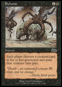 MTG Magic the Gathering Exhume (134/356) Urza's Saga LP