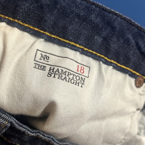 Boys Polo Ralph Lauren The Hampton Straight Blue Jeans Size 18-20 XL Stretch - Picture 5 of 10