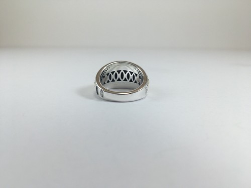 Lagos Caviar Ribbed Dome Ring in Sterling Silver and 18k Yellow Gold  - Picture 12 of 12