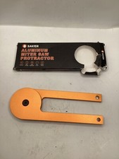 SAKER GJ16311-E001 ALUMINUM MITER SAW PROTRACTOR ORANGE