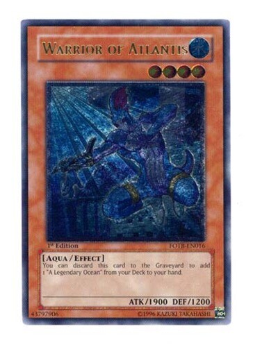 Warrior of Atlantis - FOTB-EN016 - Ultimate Rare - 1st Edition Lightly Played -  - Picture 1 of 1