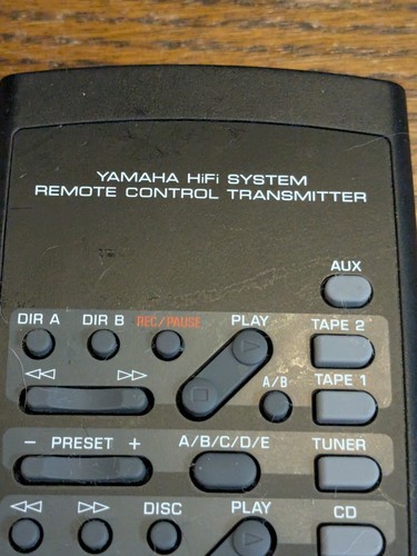 Yamaha Remote Control RAX7 VZ45350 Black OEM - Picture 3 of 11