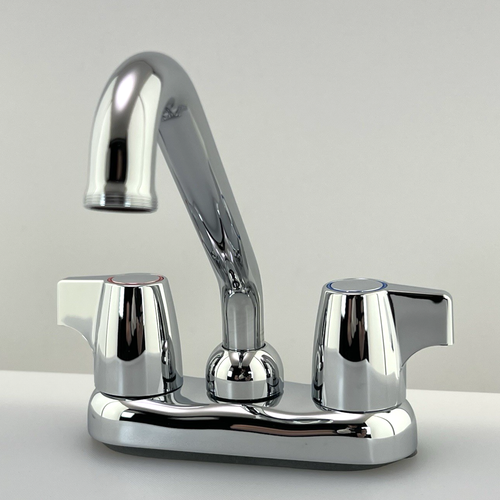 MOEN 74998 Chateau Juego central de 2 manijas Caño roscado Grifo de lavandería - Cromo LEER - Imagen 10 de 17