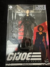 Hasbro Classified Series Snake Eyes G.I. Joe Origins Baroness 6” 1:12 Scale...