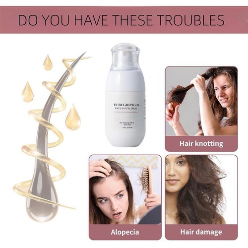 1*50ml Hair Regrowth Rice Nutrition Spray, For Thinning Hair Hair Growth - HOT - Bild 9 von 12