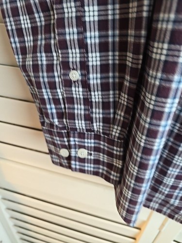 Croft & Barrow Shirt Men's Button up long sleeve Easy Care check pattern size S - Picture 6 of 9