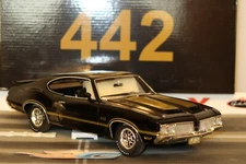 GMP ACME 1:18 1970 OLDSMOBILE 442 CUTLASS – BLACK A1805607L 350 MADE