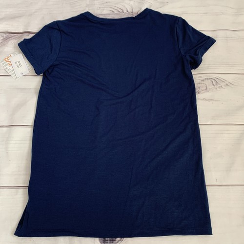 LulaRoe Liv Tee Damen Größe XS Blau Kurzarm Shirt Travel Buddy Flugzeug NEU - Bild 3 von 9