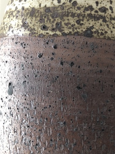 Vintage Mid Century Studiokeramik Steingut Vase S. Garner zugeschrieben 1960-70 - Bild 6 von 14