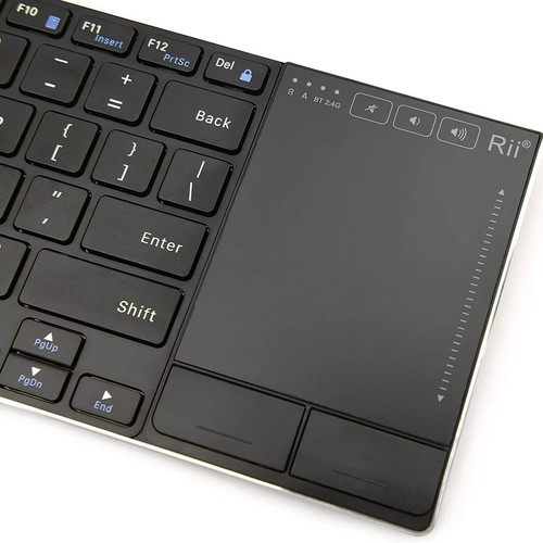 Ultra Slim Quiet Wireless Bluetooth Keyboard And Mouse TouchPad For Mac iPad PC - Picture 14 of 15