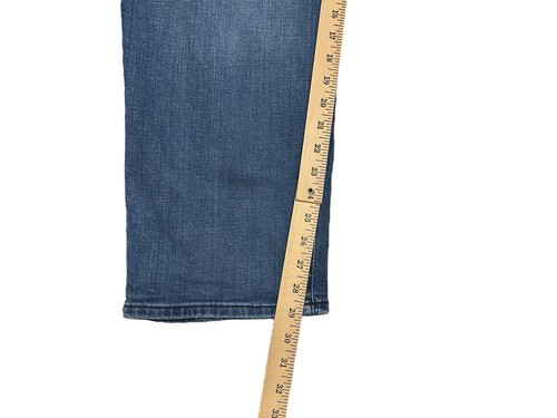 Chaps Men's Slim Straight Fit Stretch Denim Blue Jeans Size 40x30 Medium Wash - Picture 9 of 10