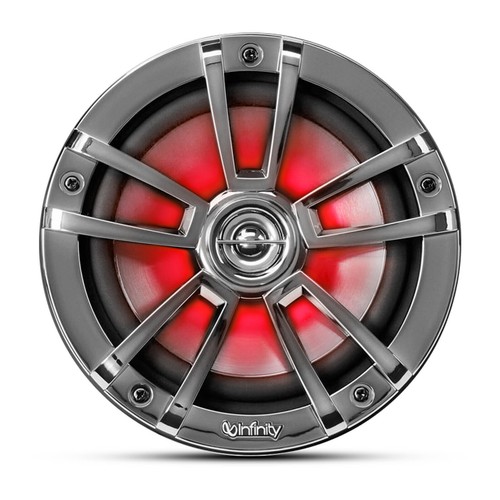 Infinity Reference 10" 750W Max Power Marine Chrome RGB LED Subwoofer - Bild 3 von 7