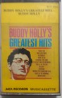 Buddy Holly's Greatest Hits Cassette Tape Features That'll Be the day-Peggy Sue