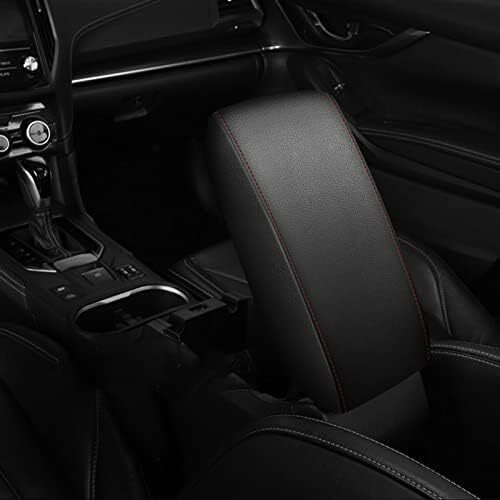 Cubierta reposabrazos tapa consola central coche imitación cuero para Subaru Outback 2021-2023 - Imagen 6 de 7