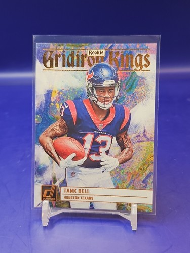 2023 Donruss #RGK-19 TANK DELL RC Rookie Gridiron Kings TEXANS (2) - Picture 3 of 5